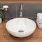 Alfi Brand ALFI brand ABC905 White 15" Round Vessel Bowl Above Mount Ceramic Sink ABC905 - alternate 2